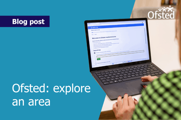 OFSTED EXPLORE AN AREA visual data 2